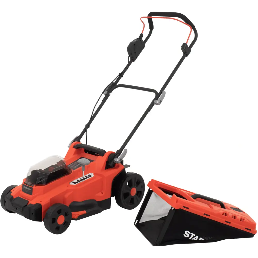 Фото 17 Газонокосилка аккумуляторная Starwind SBL-4.370-8.5 18 В 37 см АКБ и ЗУ входит в комплект