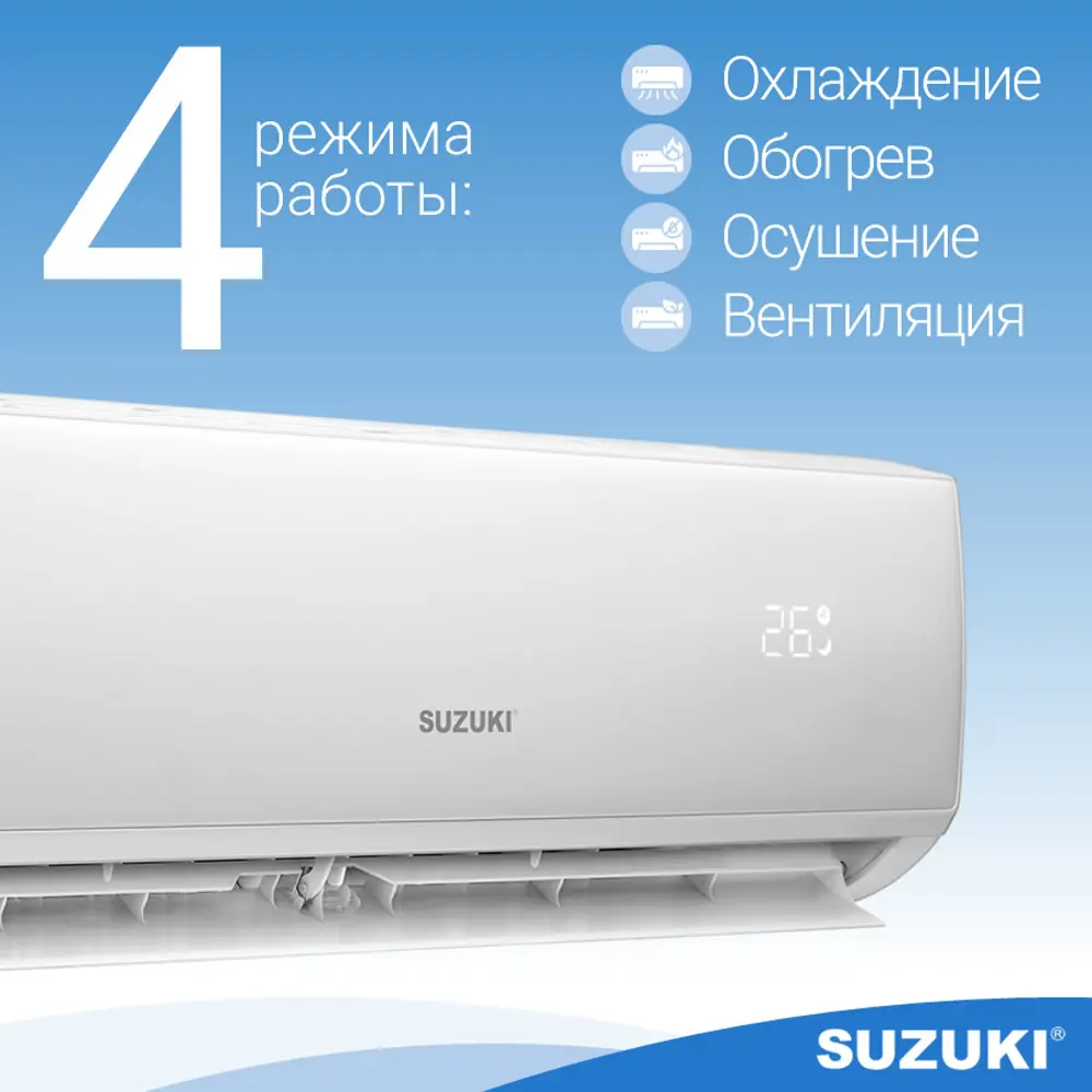 Фото Сплит-система Suzuki SUSH-C189BE/SURH-C189BE 18K BTU охлаждение/обогрев