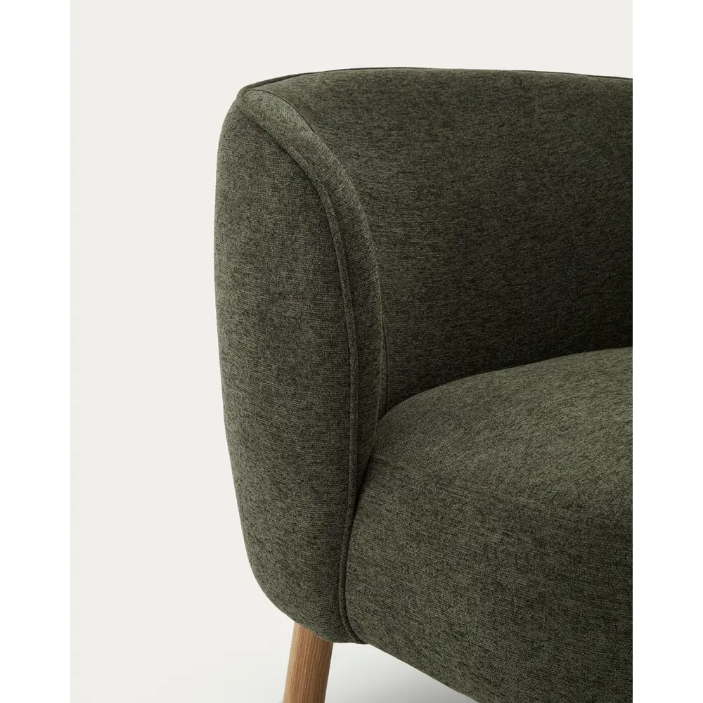 Фото 2 Кресло La forma Ulit 74x71x74 см ткань цвет зеленый Фото 2 Кресло La forma Ulit 74x71x74 см ткань цвет зеленый