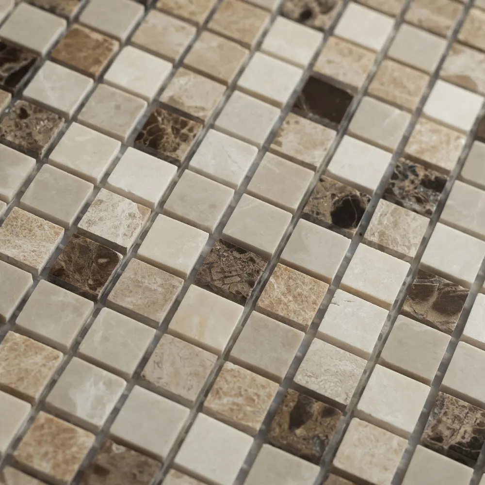 Фото 4 Мозаика стеклянная Керамоград Kg-15.33p_05 30x30 см цвет бежевый