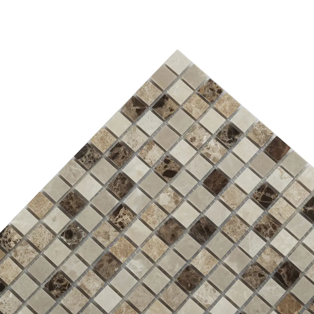 Фото 5 Мозаика стеклянная Керамоград Kg-15.33p_05 30x30 см цвет бежевый