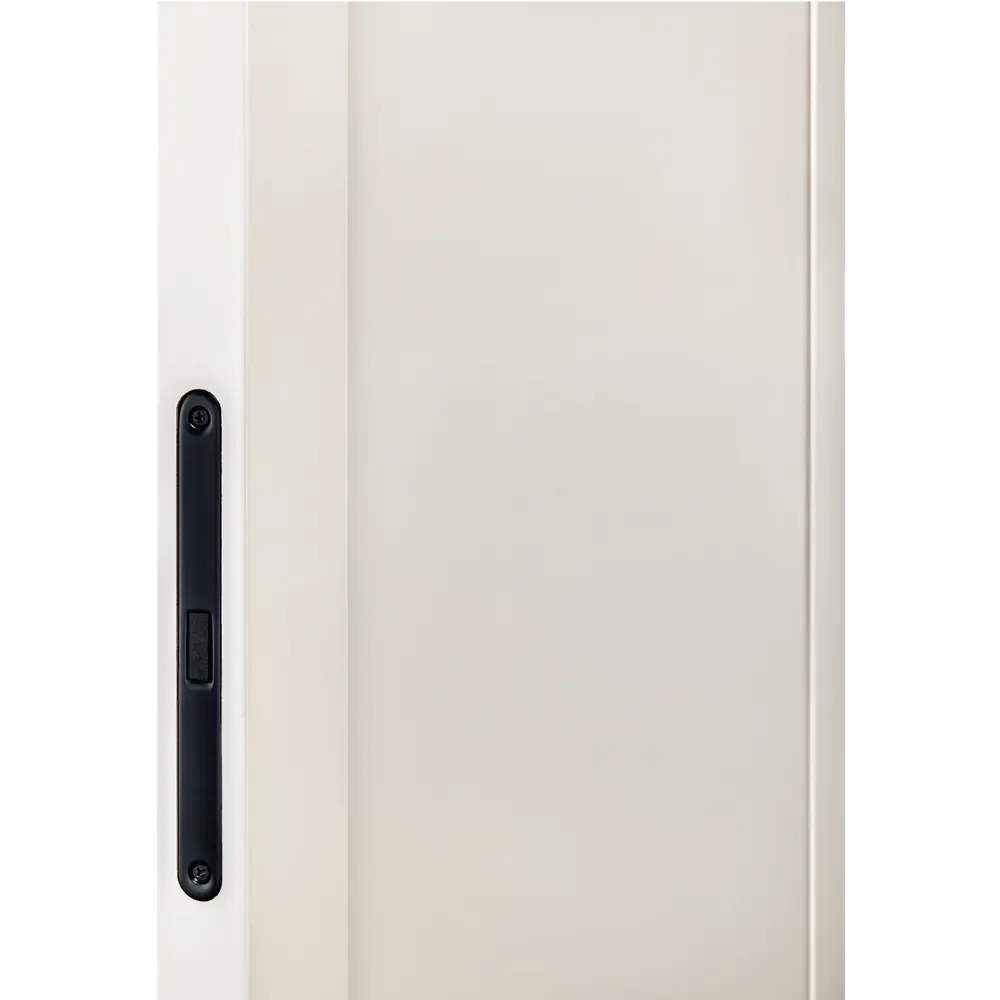 Фото 4 Дверь межкомнатная глухая Рица 60x230 см ПЭТ цвет мускат с замком и петлями