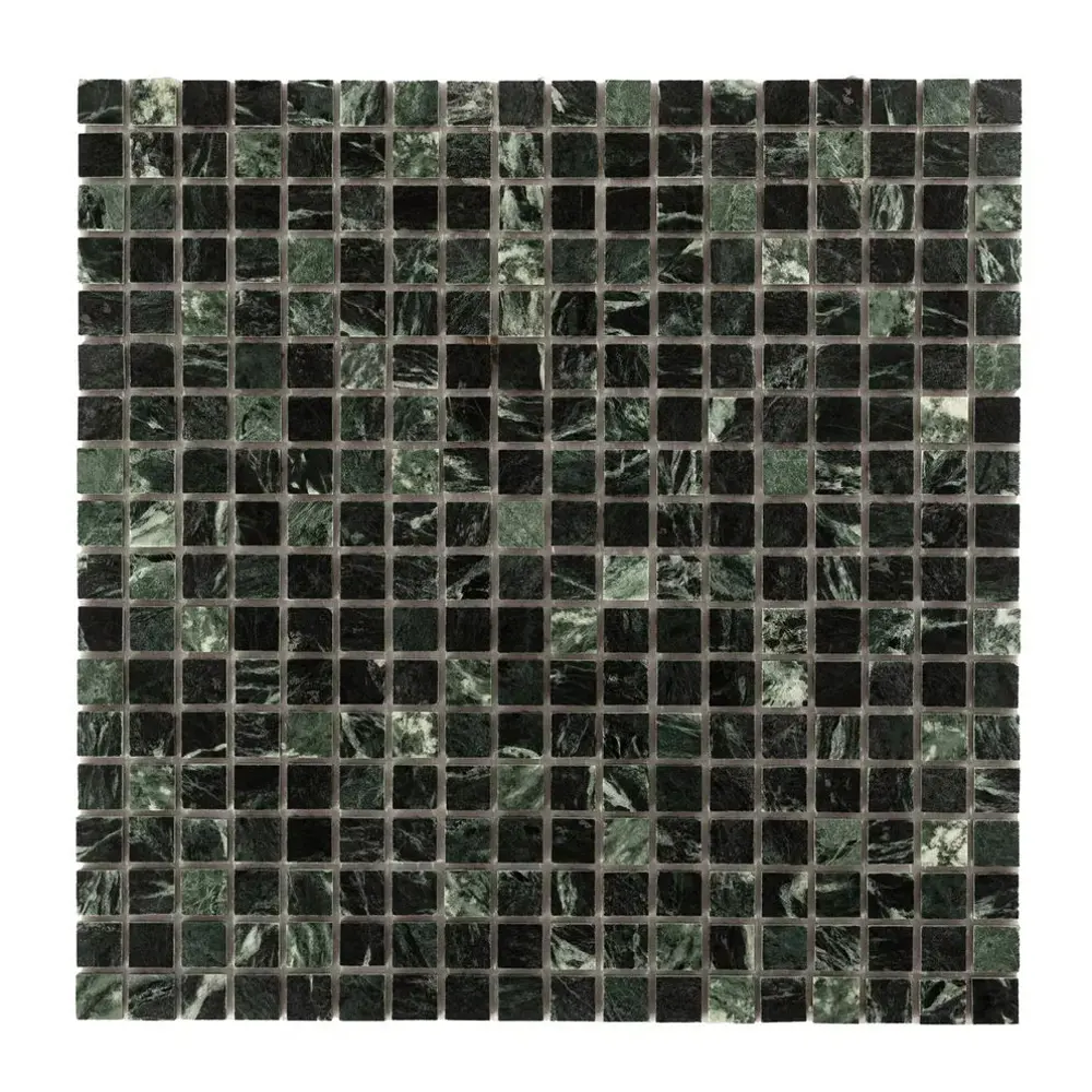 Фото 2 Мозаика стеклянная Керамоград Kg-25p_10 30x30 см цвет зеленый