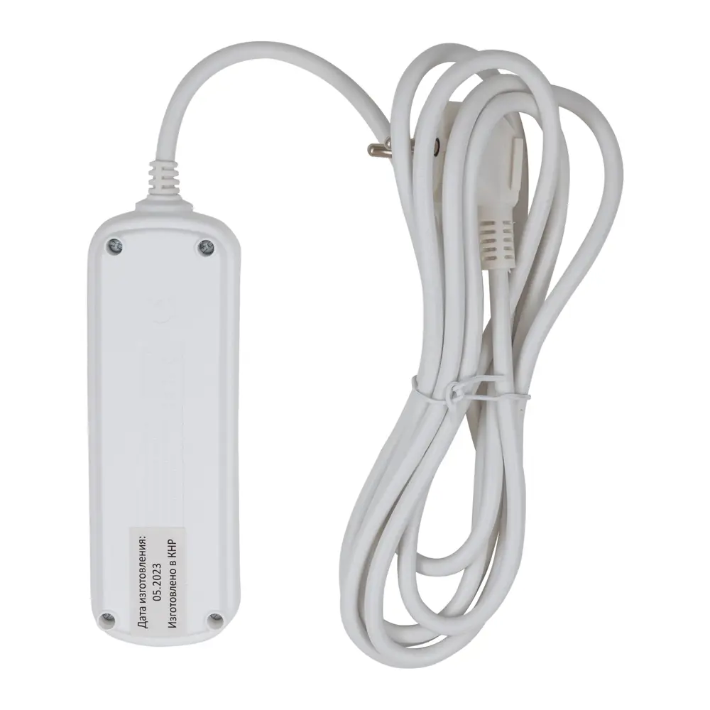 Фото 2 Сетевой фильтр Старт 4607175852685 3x0.75 1.5 м 3 розетки с заземлением 2200 Вт цвет белый