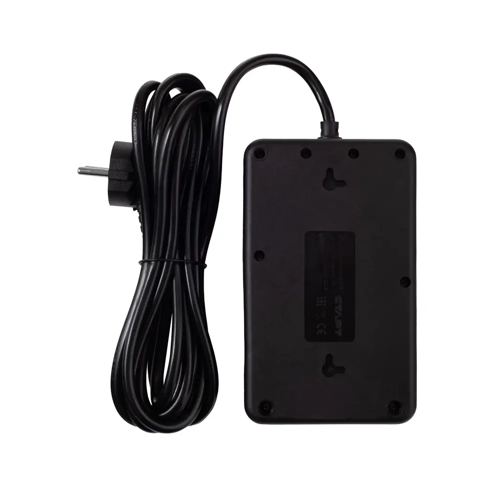 Фото 2 Сетевой фильтр Старт 4610116242704 3x0.75 3 м 3 розетки с заземлением 2200 Вт цвет черный