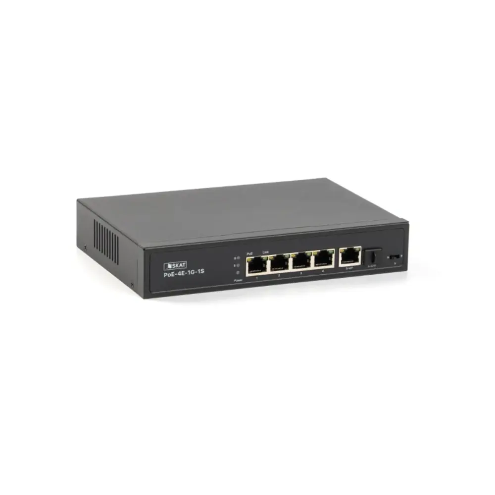 Фото Коммутатор Бастион SKAT PoE-4E-1G-1S PoE Plus 80Вт Фото Коммутатор Бастион SKAT PoE-4E-1G-1S PoE Plus 80Вт