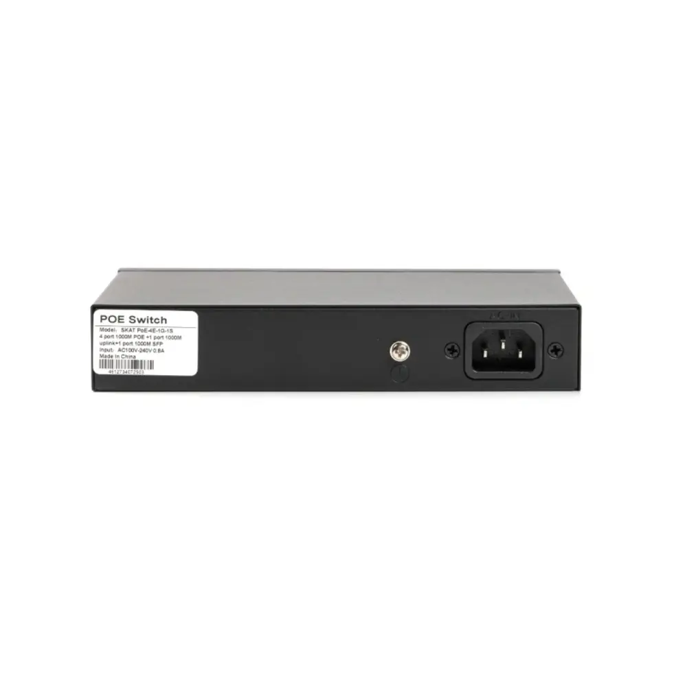 Фото 4 Коммутатор Бастион SKAT PoE-4E-1G-1S PoE Plus 80Вт Фото 4 Коммутатор Бастион SKAT PoE-4E-1G-1S PoE Plus 80Вт