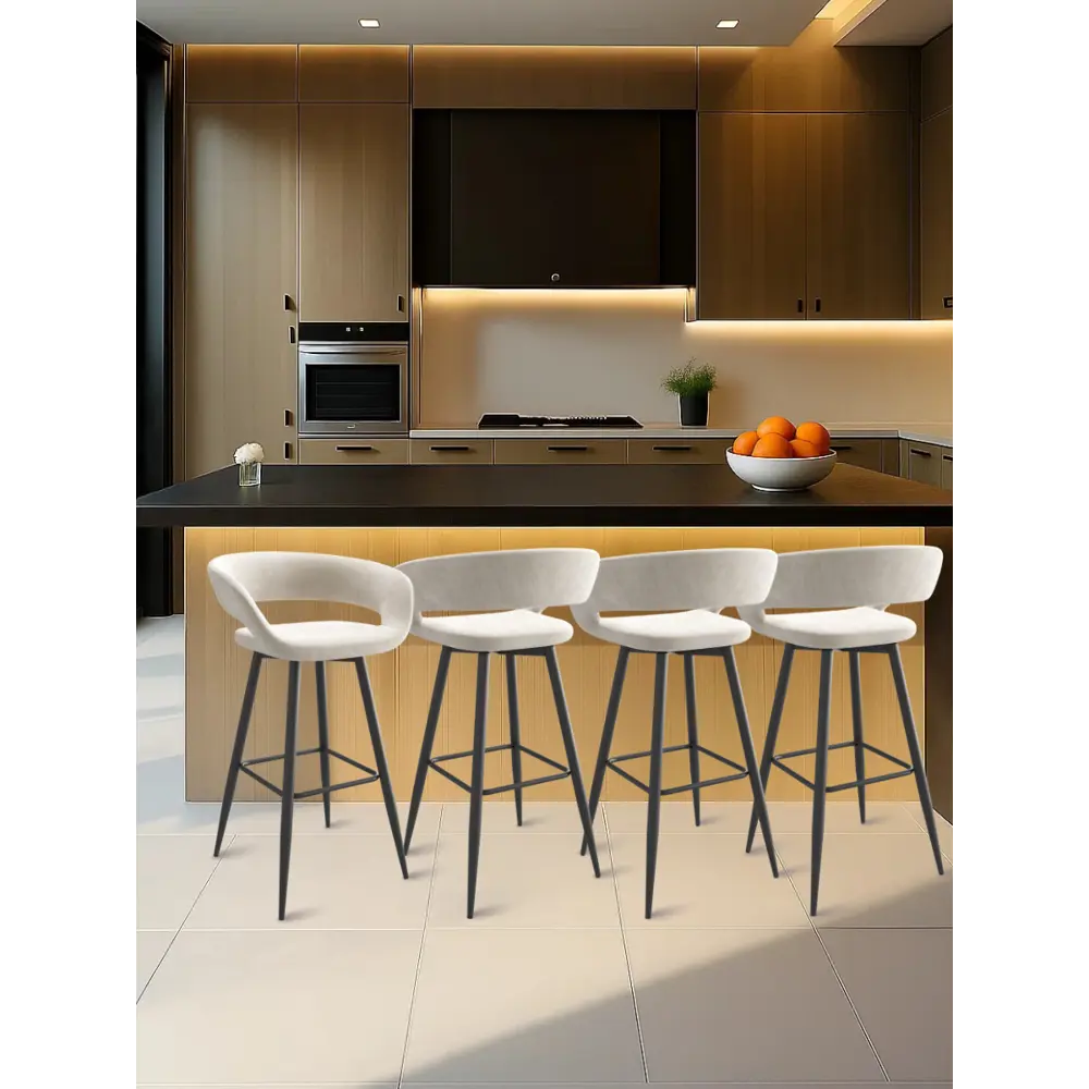 Фото 6 Стул полубарный Mamadoma Стул барный 102199 55x86 см цвет черный/cream lux b03 Фото 6 Стул полубарный Mamadoma Стул барный 102199 55x86 см цвет черный/cream lux b03