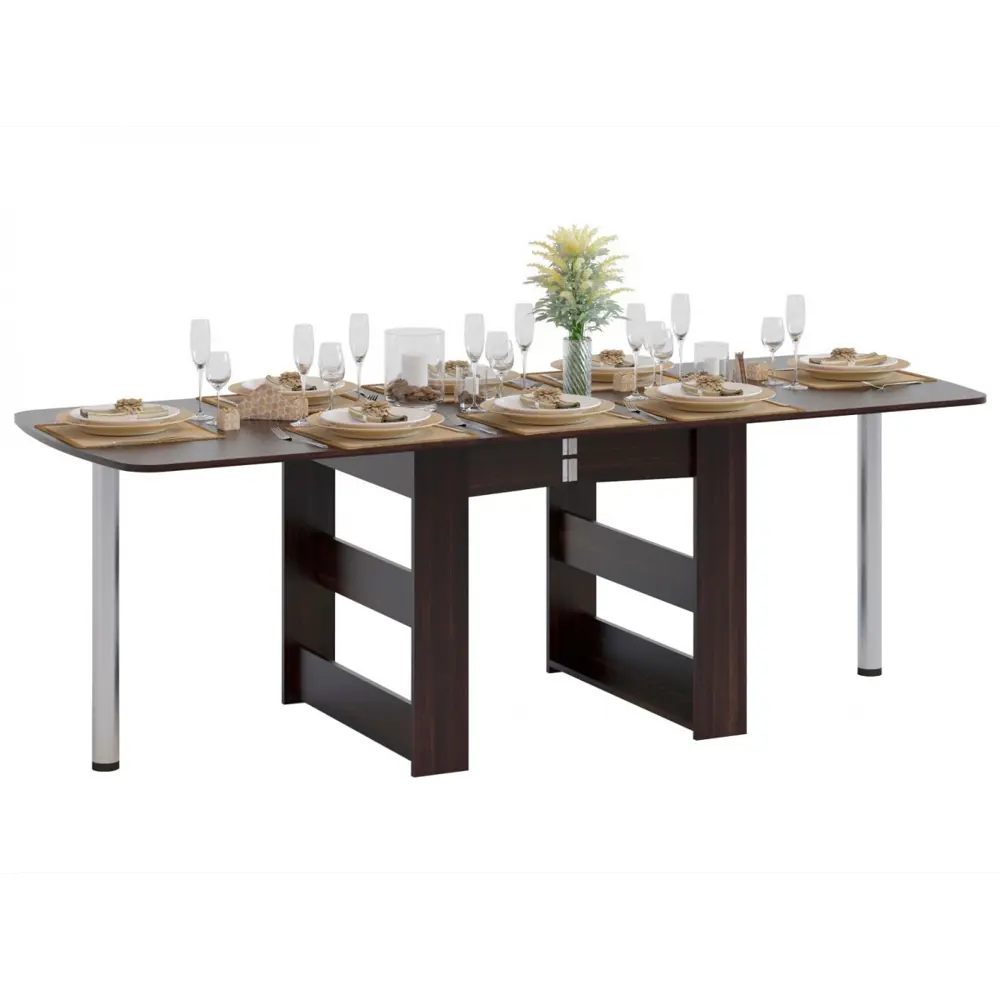 Фото Кухонный стол прямоугольный Сокол 23603 83x31.4 см лдсп цвет венге Фото Кухонный стол прямоугольный Сокол 23603 83x31.4 см лдсп цвет венге