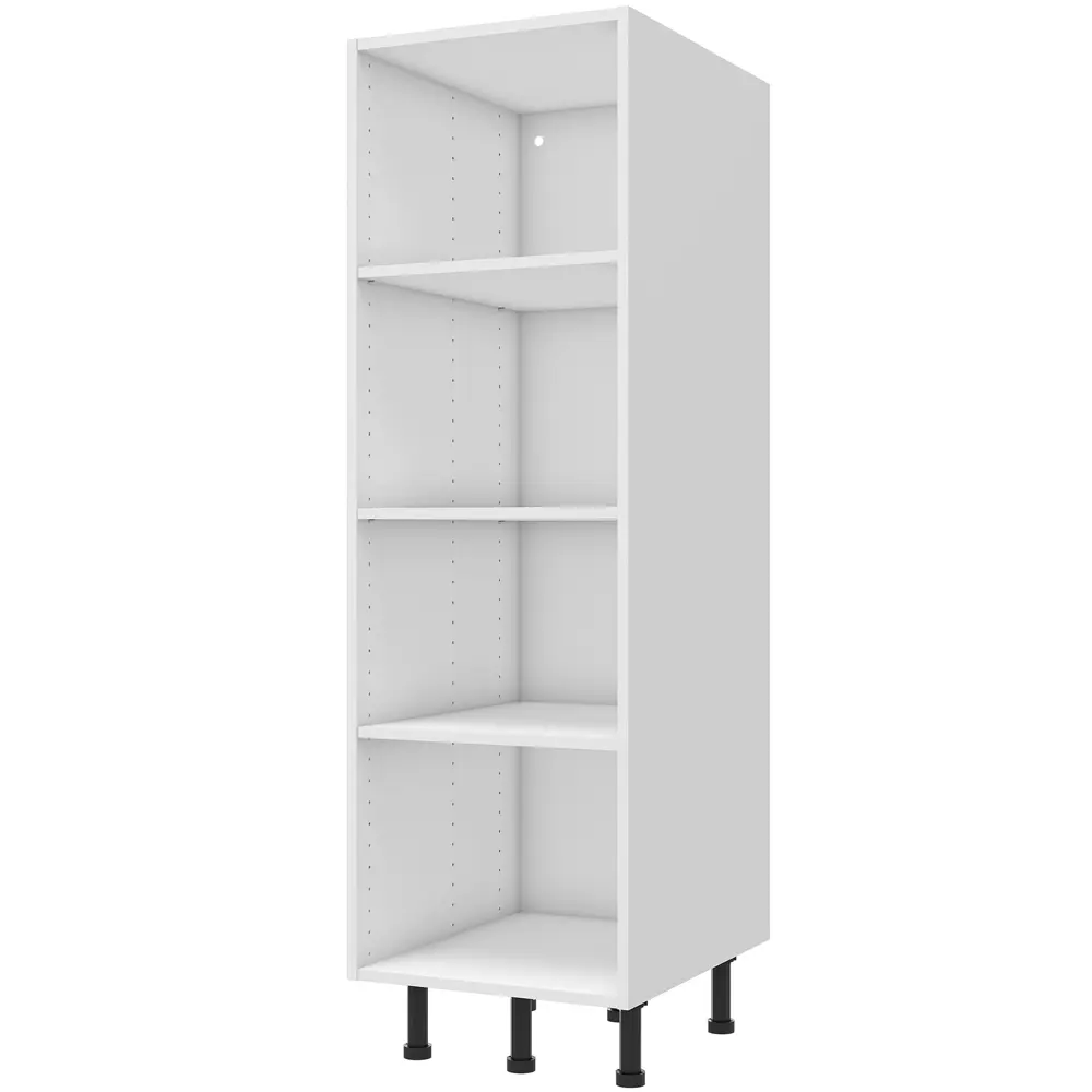 Фото Шкаф-полуколонна для кухни 45x138x56 см KONSENSA ЛДСП цвет белый