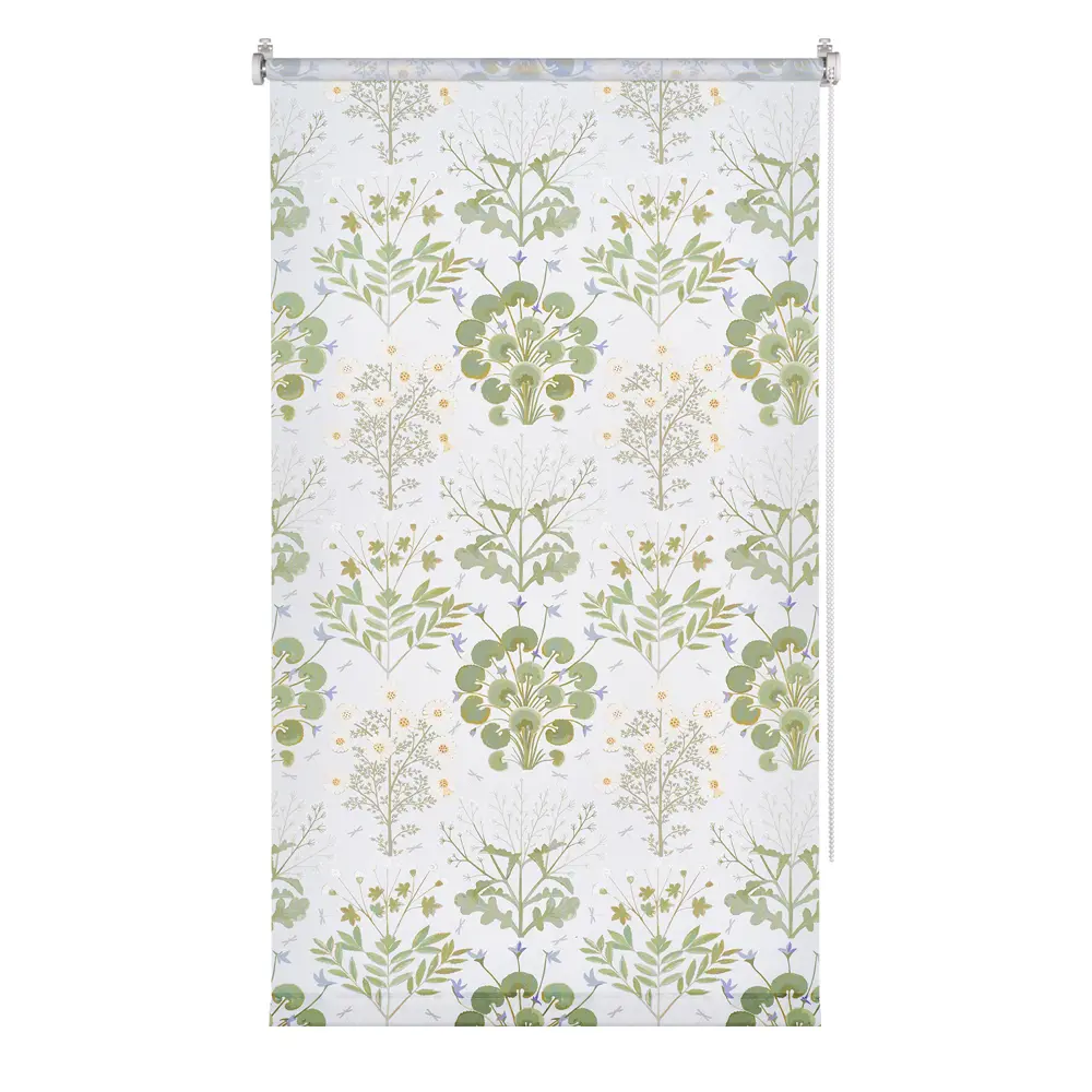 Фото Рулонная штора Franc gardiner Зеленый чай 70x160 см цвет зеленый