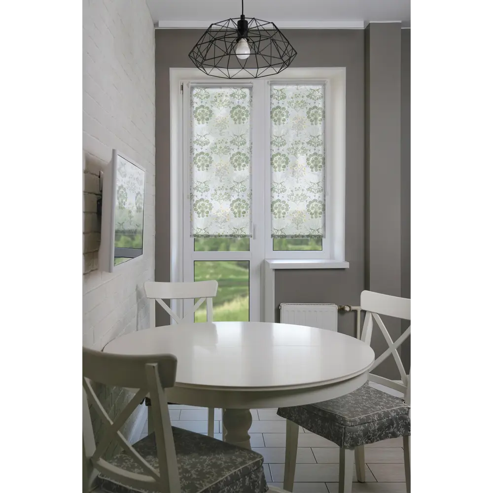 Фото 7 Рулонная штора Franc gardiner Зеленый чай 70x160 см цвет зеленый