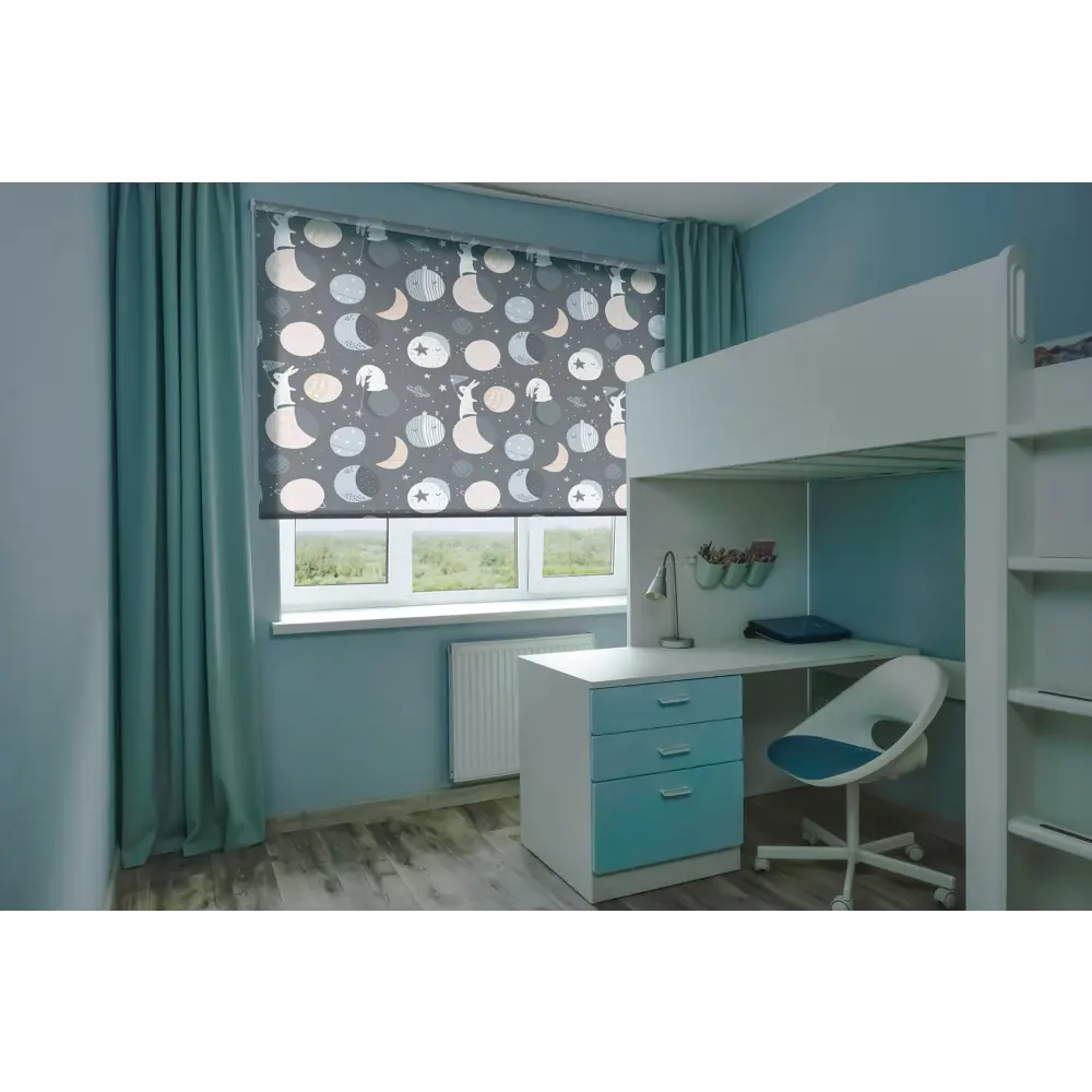 Фото 8 Рулонная штора Franc gardiner Лунный заяц 200x175 см цвет лунный заяц Фото 8 Рулонная штора Franc gardiner Лунный заяц 200x175 см цвет лунный заяц