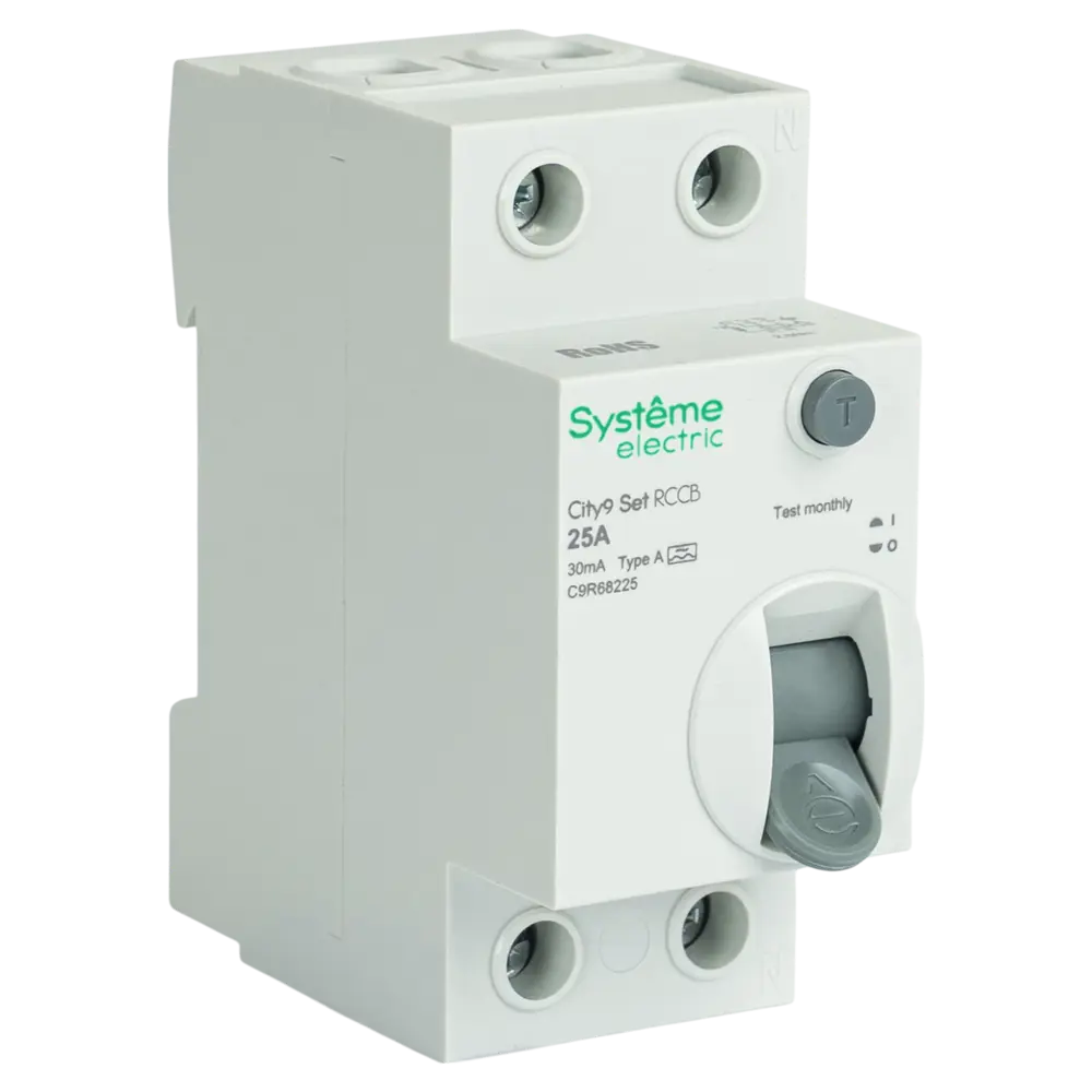 Фото УЗО Systeme Electric City9 Set 2P 25 А 30мА 6кА A C9R68225