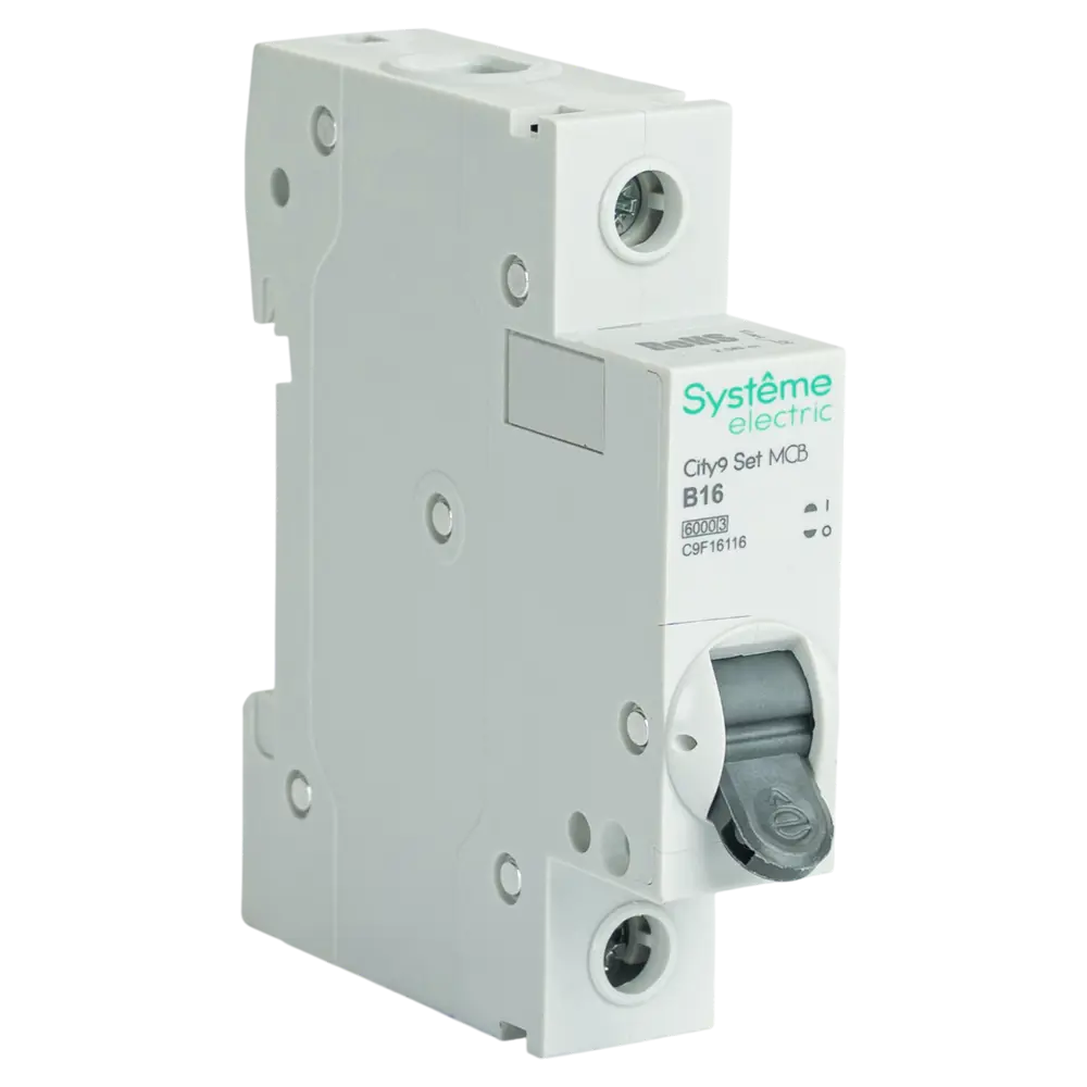 Фото Автоматический выключатель Systeme Electric City9 Set C9F16116 1P B16 А 6 кА Фото Автоматический выключатель Systeme Electric City9 Set C9F16116 1P B16 А 6 кА