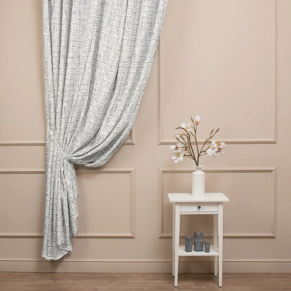 Фото Ткань на отрез 1 м/п Меланж Hitch-04 Жаккард премиум жаккард ширина ткани 100 см цвет серый / серебристый Фото Ткань на отрез 1 м/п Меланж Hitch-04 Жаккард премиум жаккард ширина ткани 100 см цвет серый / серебристый