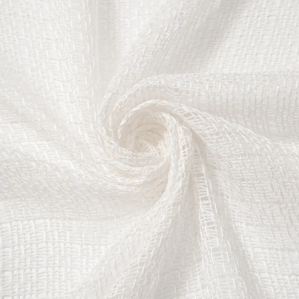 Фото 4 Ткань на отрез 1 м/п Меланж Сетка сетка ширина ткани 100 см цвет белый