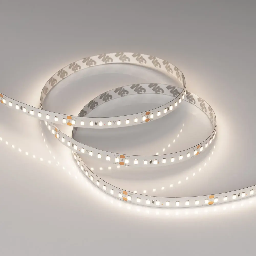 Фото 4 Светодиодная лента Arlight 036208 144 диод/м 7.7 Вт/м 24 В IP20 5 м нейтральный белый свет Фото 4 Светодиодная лента Arlight 036208 144 диод/м 7.7 Вт/м 24 В IP20 5 м нейтральный белый свет
