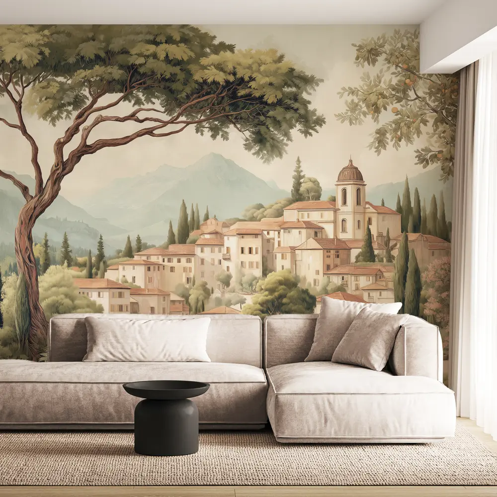 Фото 3 Фотообои флизелиновые Postermarket Город в горах 400x270 см Фото 3 Фотообои флизелиновые Postermarket Город в горах 400x270 см