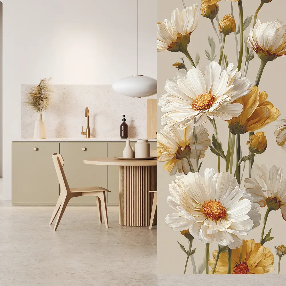 Фото Фотообои флизелиновые Postermarket Цветы 100x270 см Фото Фотообои флизелиновые Postermarket Цветы 100x270 см