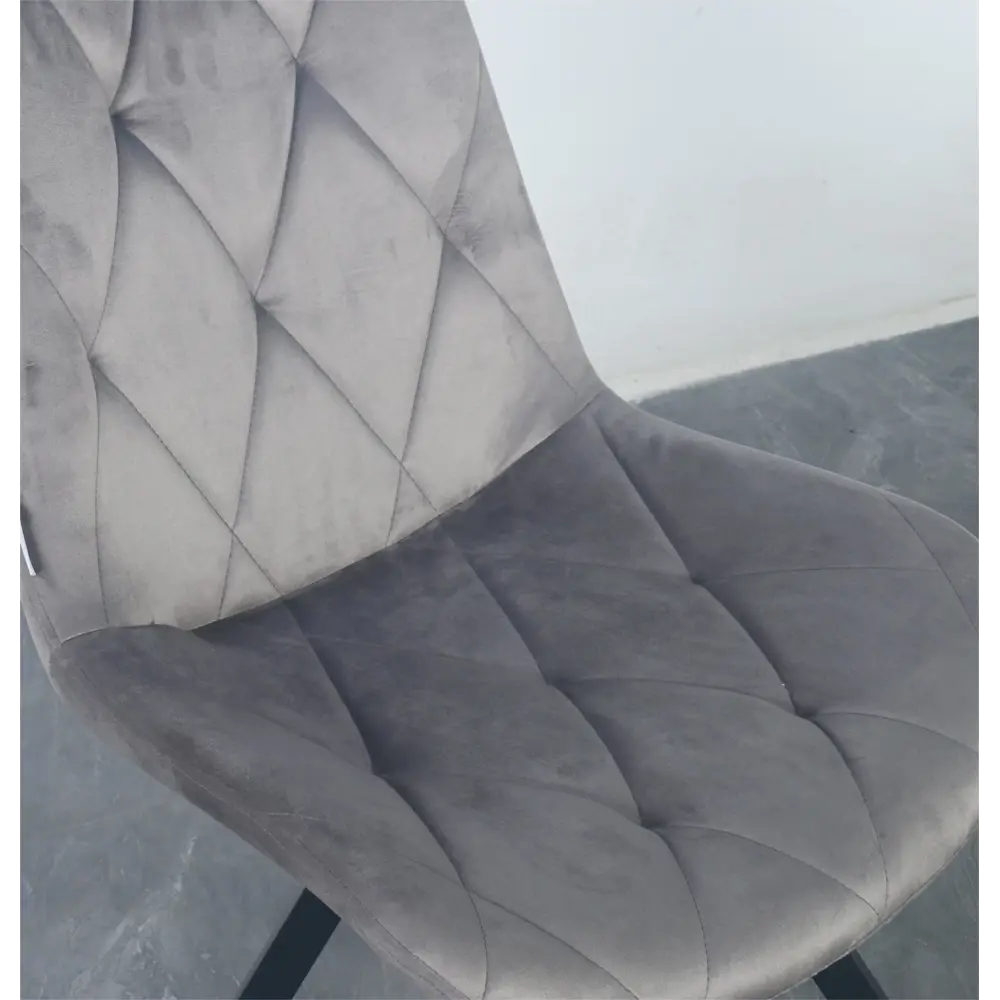 Фото 2 Стулья мягкие с поворотным механизмом La alta Gustaf 2 шт серый ножки белые Фото 2 Стулья мягкие с поворотным механизмом La alta Gustaf 2 шт серый ножки белые