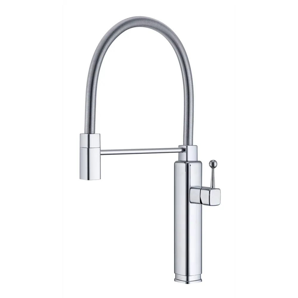 Фото 2 Смеситель для кухни Vincea VKF-101CH гибкий излив 20.8 см цвет хром Фото 2 Смеситель для кухни Vincea VKF-101CH гибкий излив 20.8 см цвет хром