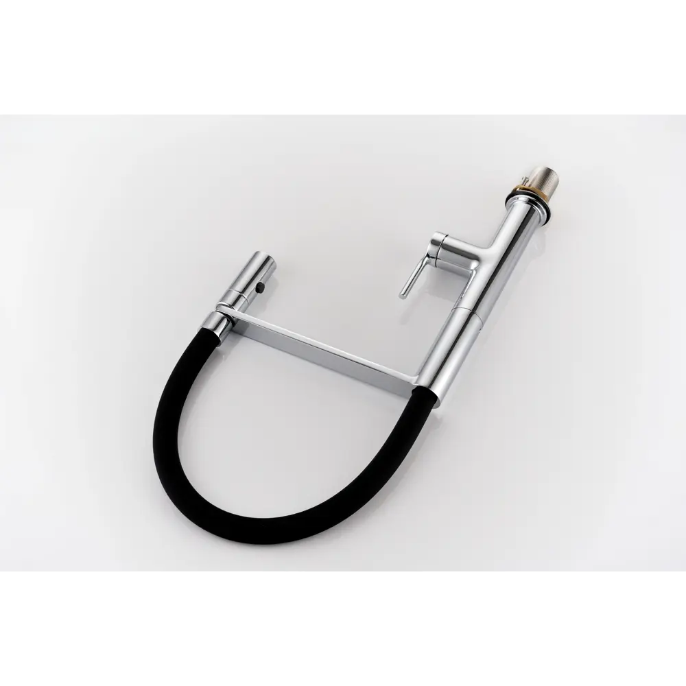 Фото 3 Смеситель для кухни Vincea VKF-114BG гибкий излив 17.5 см цвет брашированное золото