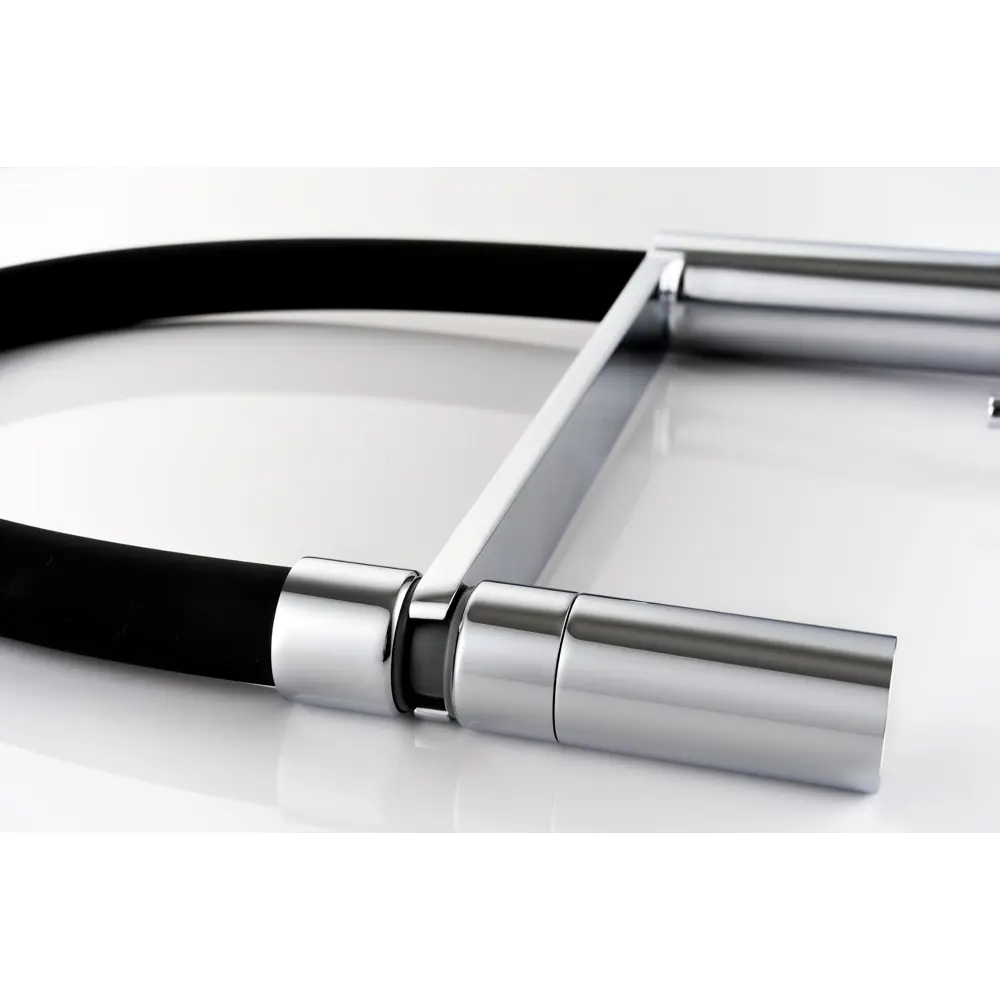 Фото 5 Смеситель для кухни Vincea VKF-114GM гибкий излив 17.5 см цвет вороненая сталь Фото 5 Смеситель для кухни Vincea VKF-114GM гибкий излив 17.5 см цвет вороненая сталь