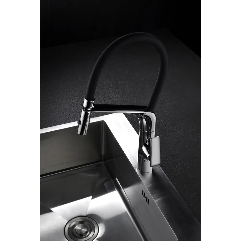 Фото 2 Смеситель для кухни Vincea VKF-115BG гибкий излив 20.5 см цвет брашированное золото Фото 2 Смеситель для кухни Vincea VKF-115BG гибкий излив 20.5 см цвет брашированное золото