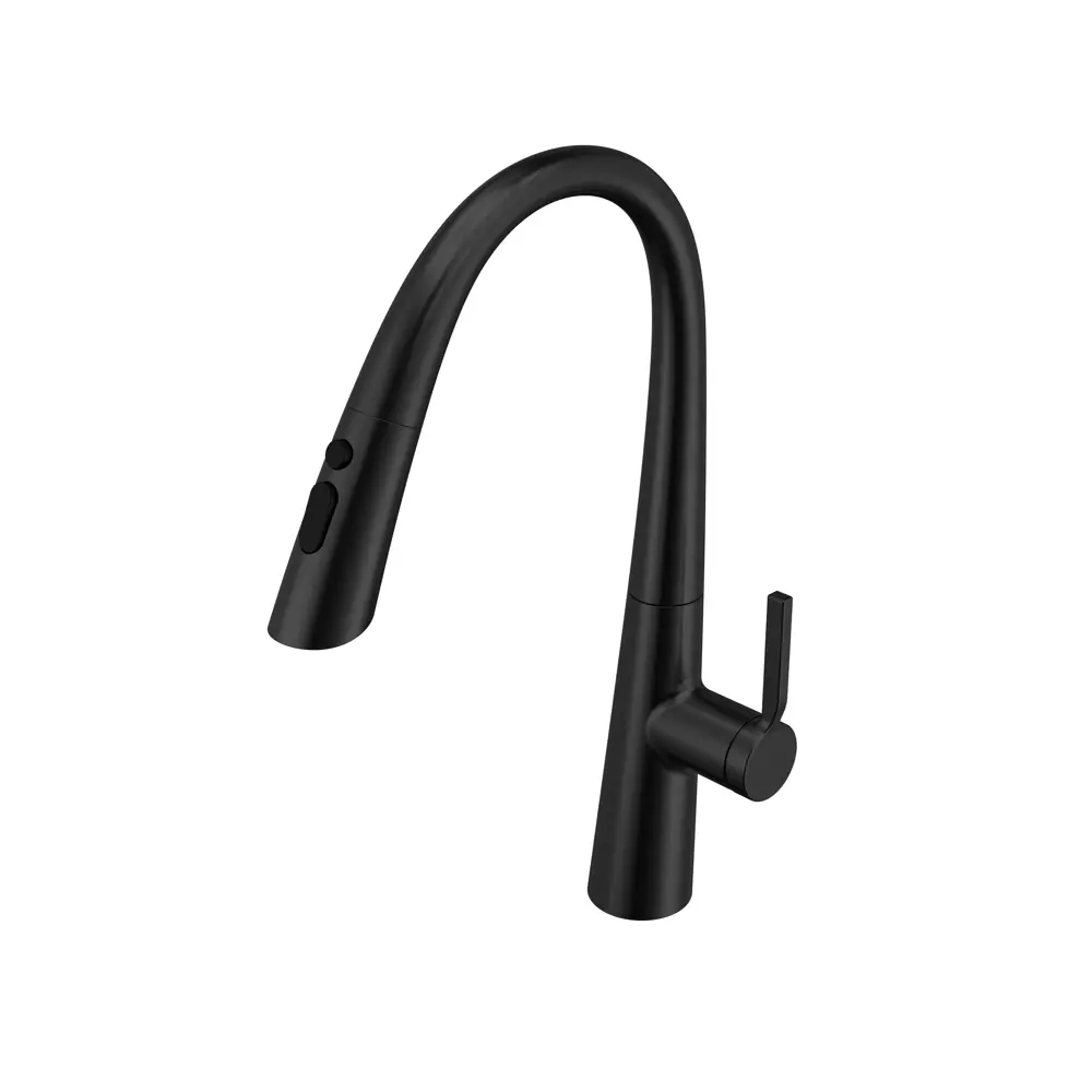 Фото 6 Смеситель для кухни Vincea VKF-176MB 24.3 см выдвижной излив цвет черный Фото 6 Смеситель для кухни Vincea VKF-176MB 24.3 см выдвижной излив цвет черный