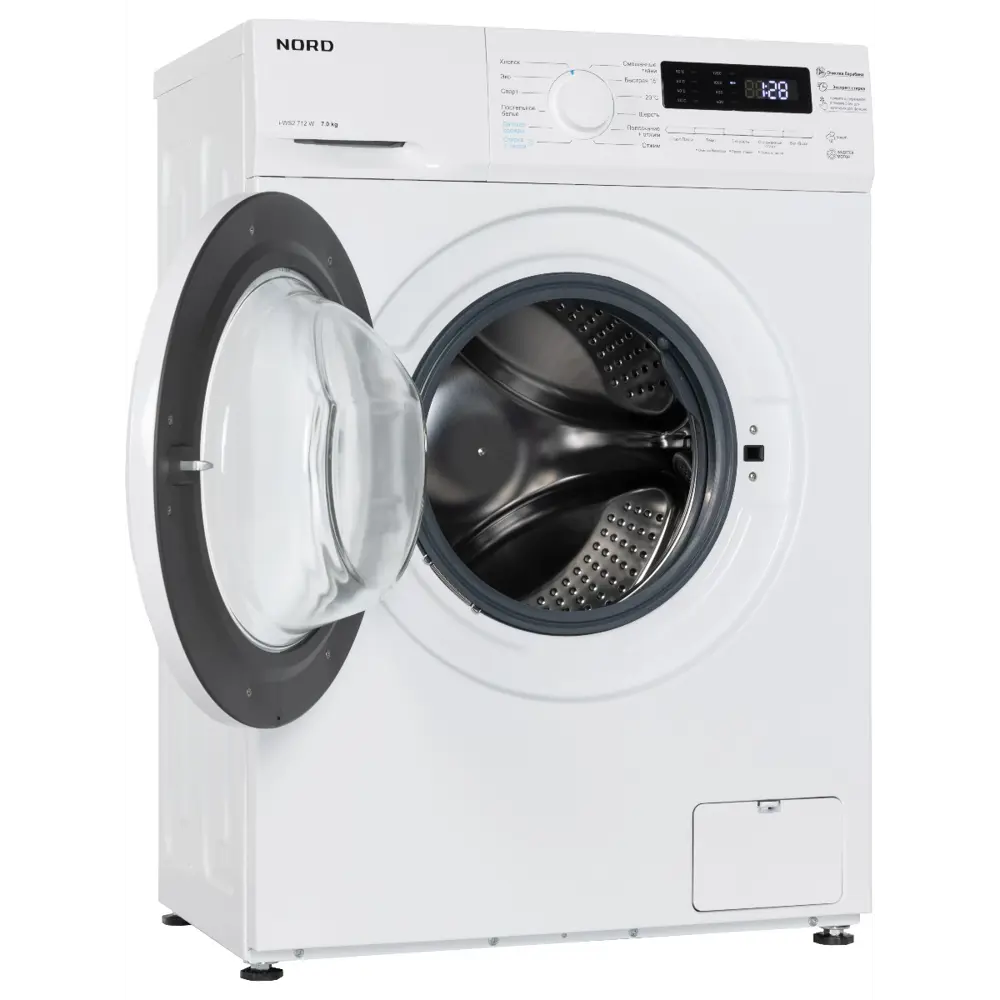 Фото 13 Стиральная машина Nord I-ws2 712 w 59.5x85x44 см 7 кг цвет белый глянец