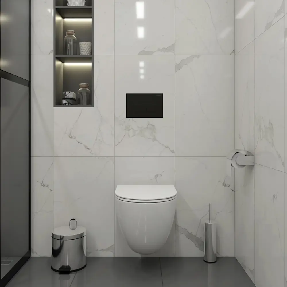 Фото 5 Инсталляция с унитазом комплект 5 в 1 Teymi F16233 унитаз подвесной безободковый Lina Vortex кнопка черная Фото 5 Инсталляция с унитазом комплект 5 в 1 Teymi F16233 унитаз подвесной безободковый Lina Vortex кнопка черная