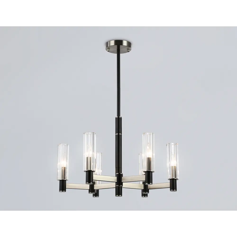 Фото Светильник подвесной Ambrella light Modern Lh55501 6 ламп 12 м² цвет черный Фото Светильник подвесной Ambrella light Modern Lh55501 6 ламп 12 м² цвет черный