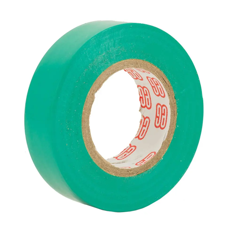 Фото 4 Изоляционная лента Еврогарант 19мм 20м зеленый Фото 4 Изоляционная лента Еврогарант 19мм 20м зеленый