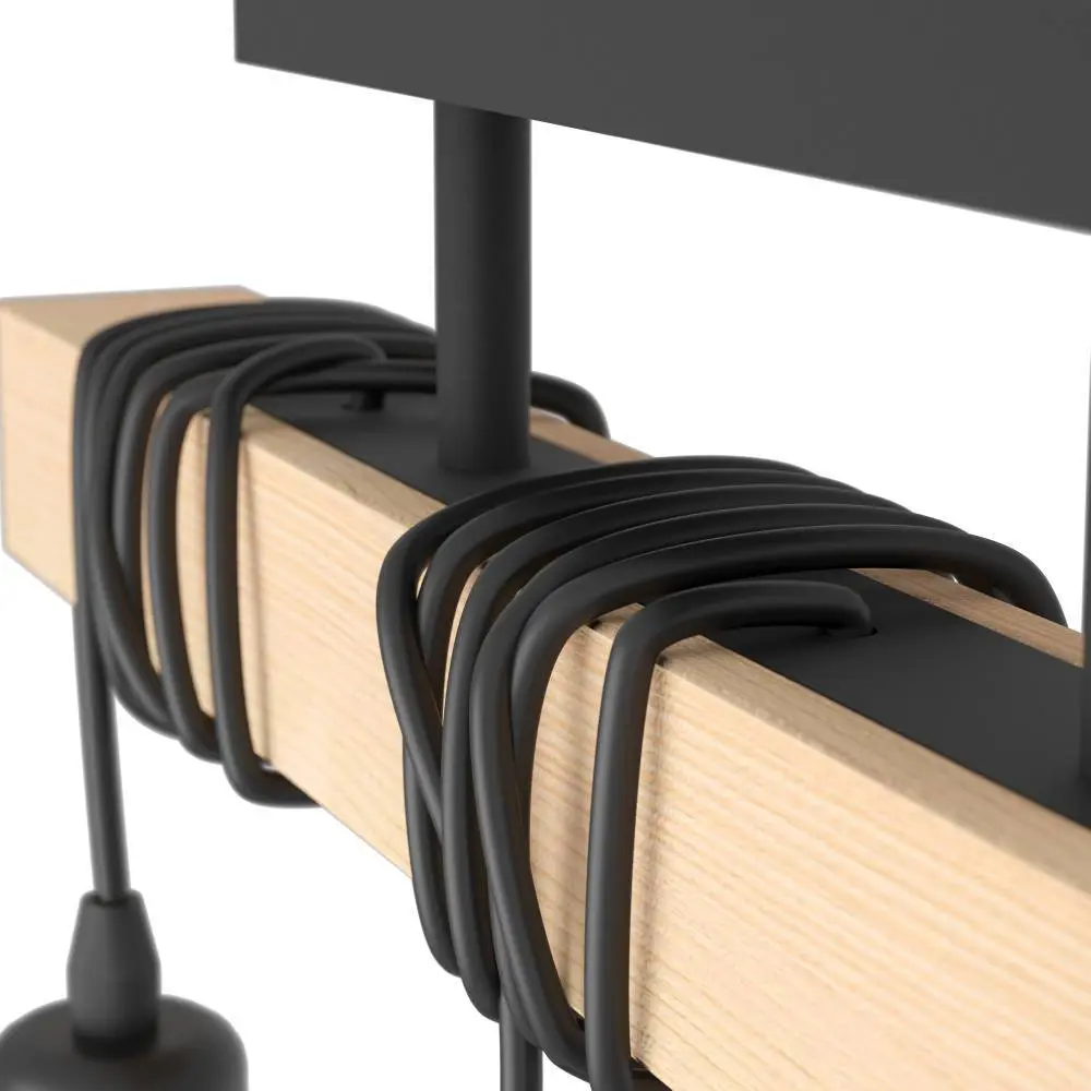 Фото 3 Светильник подвесной Eglo Townshend 43511 3 лампы 13 м² цвет коричневый/черный Фото 3 Светильник подвесной Eglo Townshend 43511 3 лампы 13 м² цвет коричневый/черный