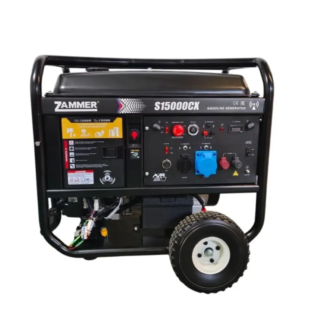 Фото 2 Генератор бензиновый Zammer S15000CX, 13 кВт