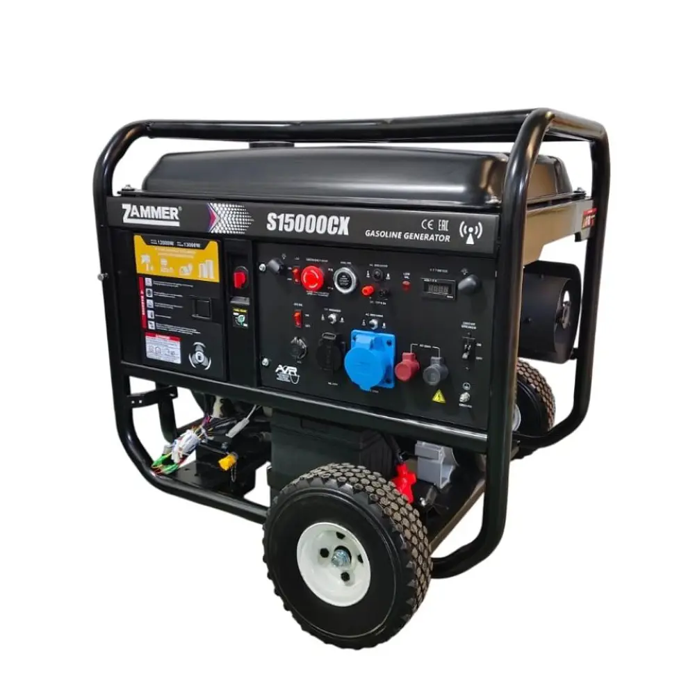 Фото 3 Генератор бензиновый Zammer S15000CX, 13 кВт