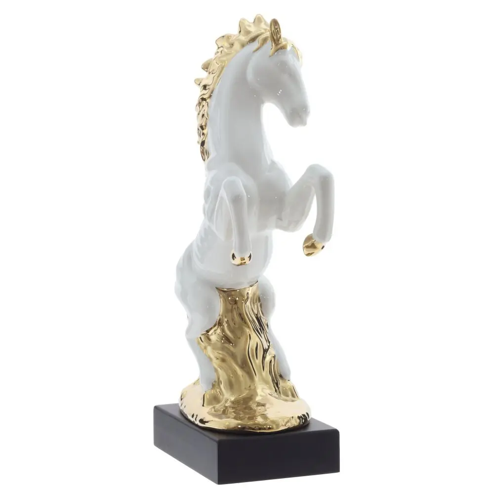 Фото 2 Фигура декоративная Лошадь 825295 11x38 см белый