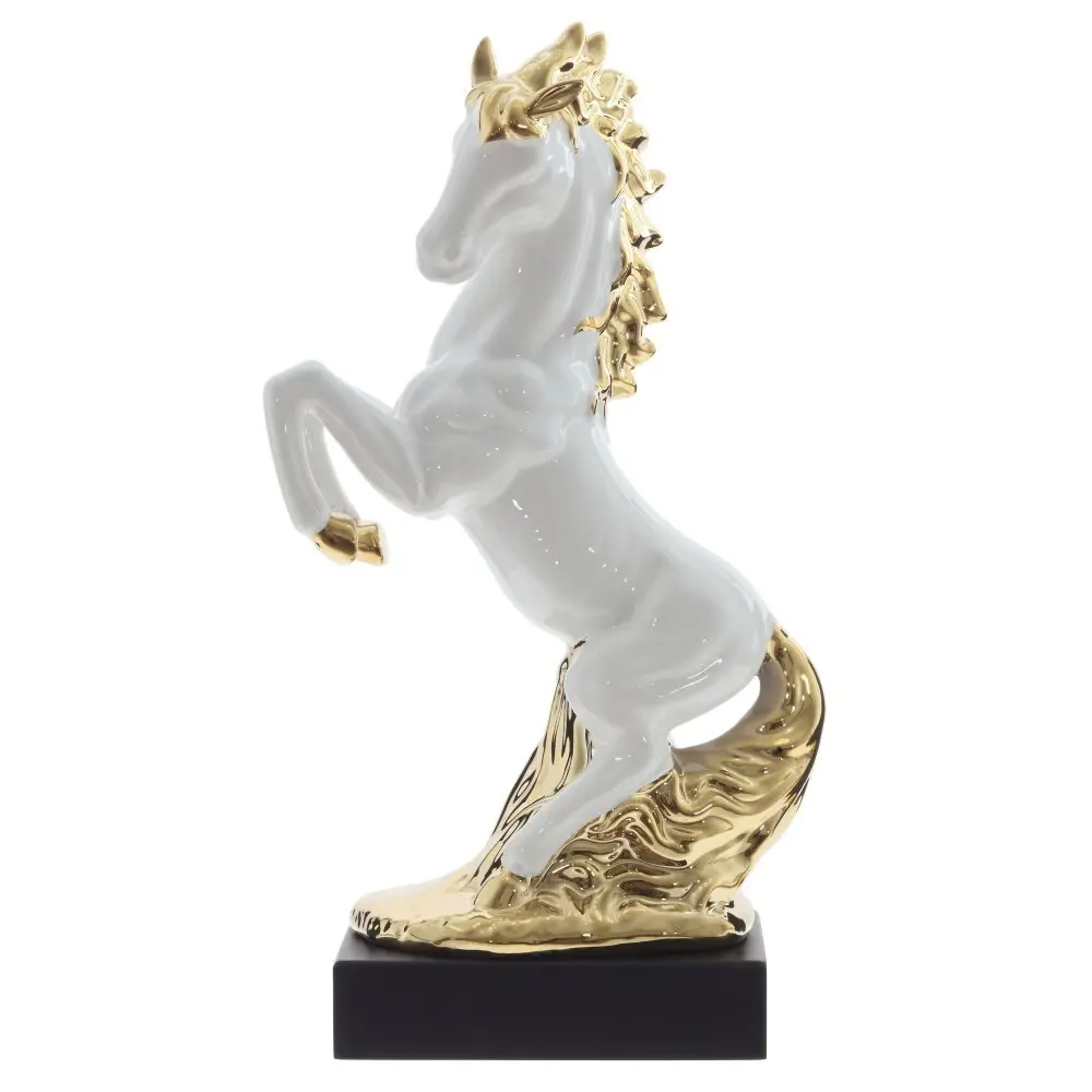 Фото Фигура декоративная Лошадь 825295 11x38 см белый