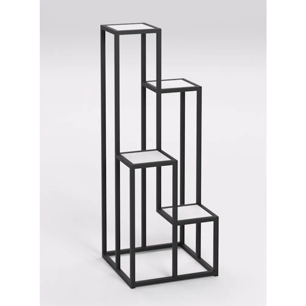 Фото Подставка для цветочных горшков 18678w1 45 см x 45 см x 120 см металл белый