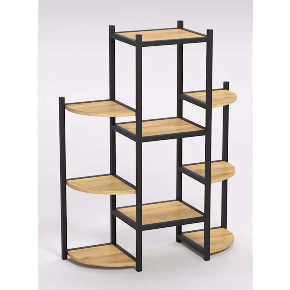 Фото Подставка для цветочных горшков 18715w12 29 см x 29 см x 100 см металл желтый/золотой