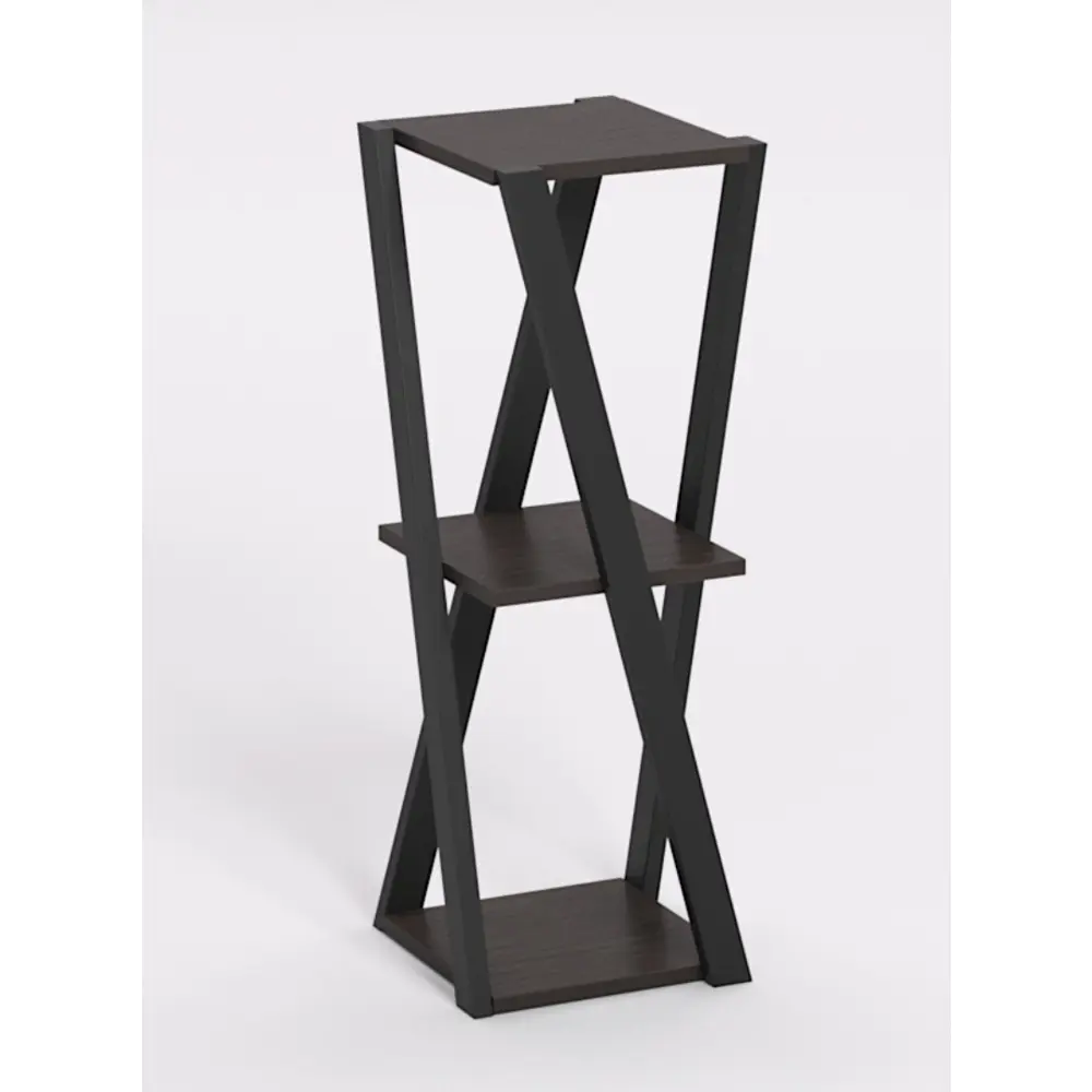 Фото Подставка для цветочных горшков 18724w4 30 см x 30 см x 80 см металл коричневый