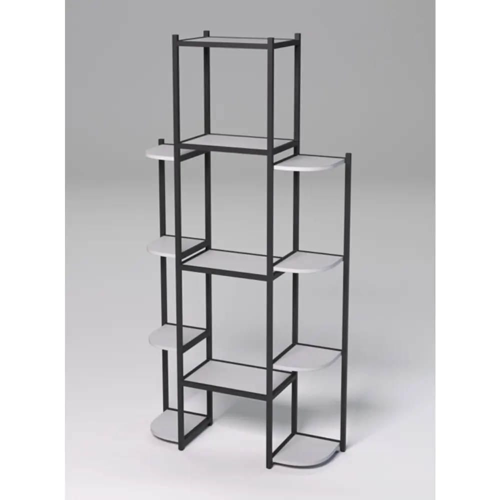 Фото Подставка для цветочных горшков 20493w7 30 см x 30 см x 180 см металл серый/серебристый