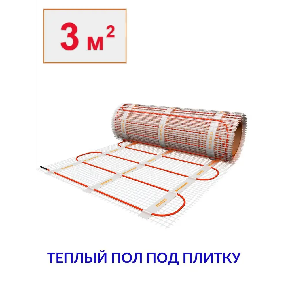 Фото Нагревательный мат Теплософт 3 м² 450 Вт 3450/2
