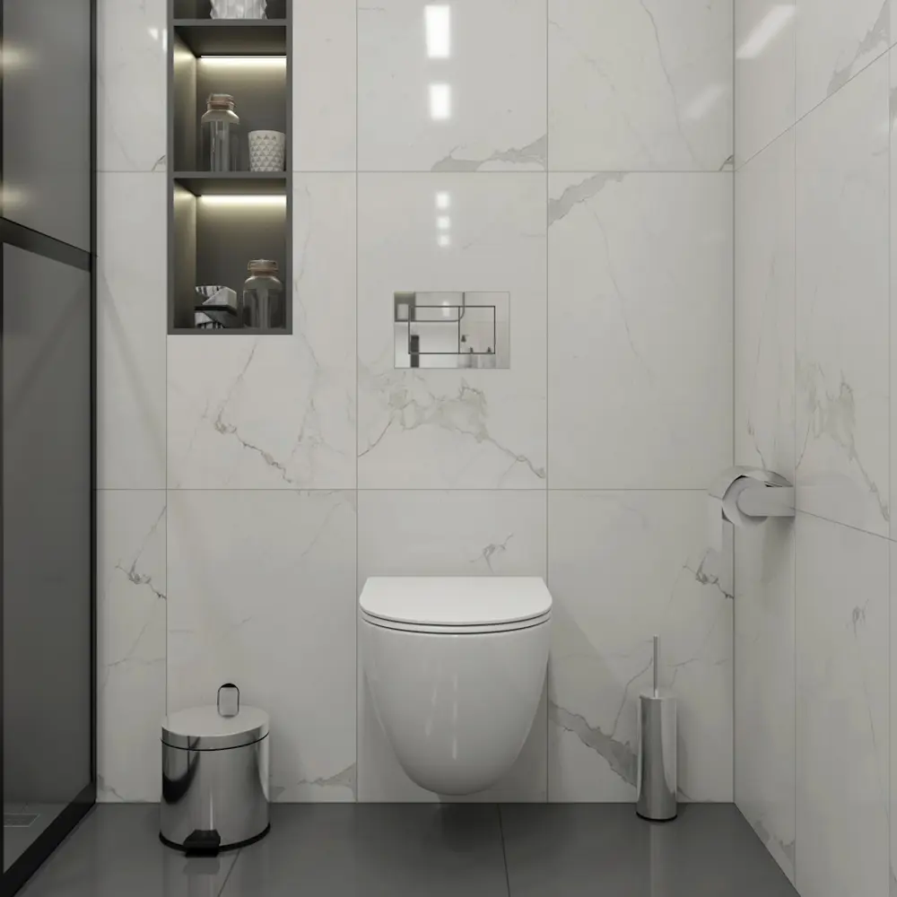 Фото 5 Инсталляция с унитазом комплект 5 в 1 Teymi F16244 унитаз подвесной безободковый Lina Vortex кнопка хром Фото 5 Инсталляция с унитазом комплект 5 в 1 Teymi F16244 унитаз подвесной безободковый Lina Vortex кнопка хром