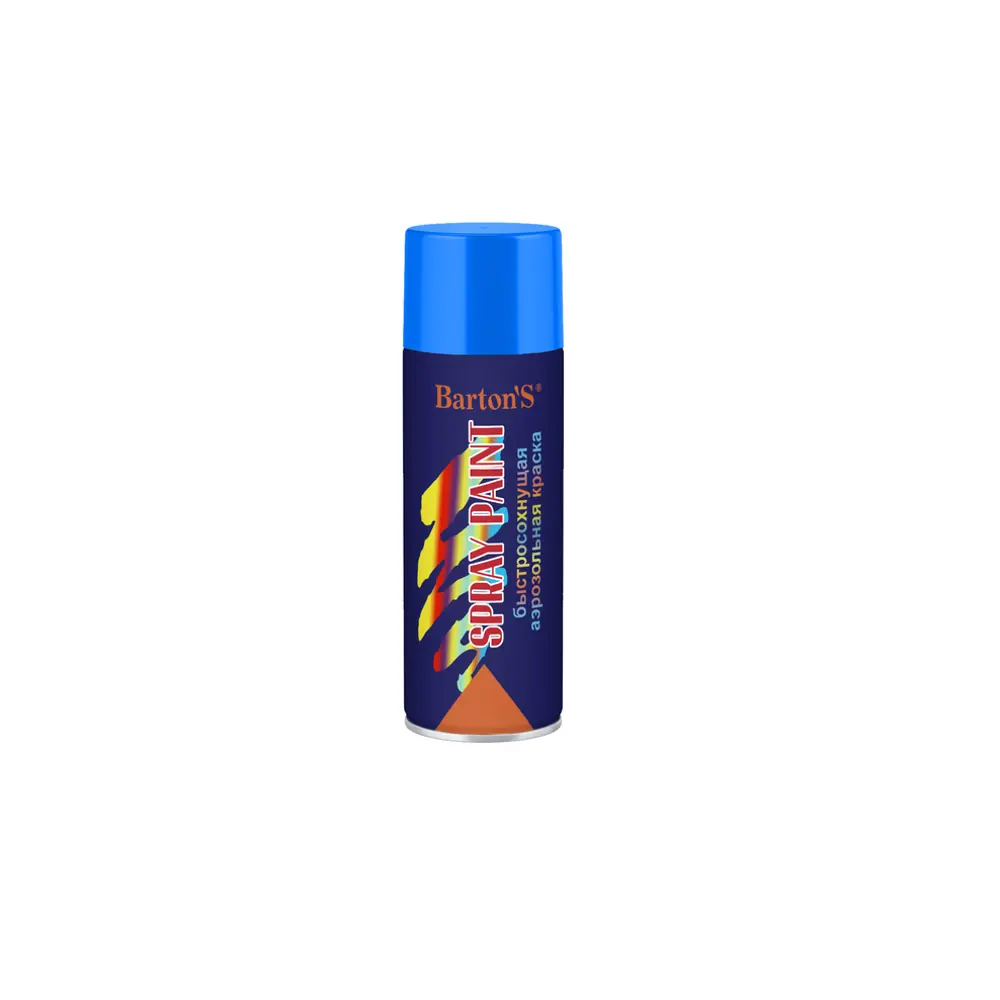 Фото Декоративная аэрозольная краска Barton'S цвет голубая глянцевая RAL 5012 520мл 12шт Фото Декоративная аэрозольная краска Barton'S цвет голубая глянцевая RAL 5012 520мл 12шт