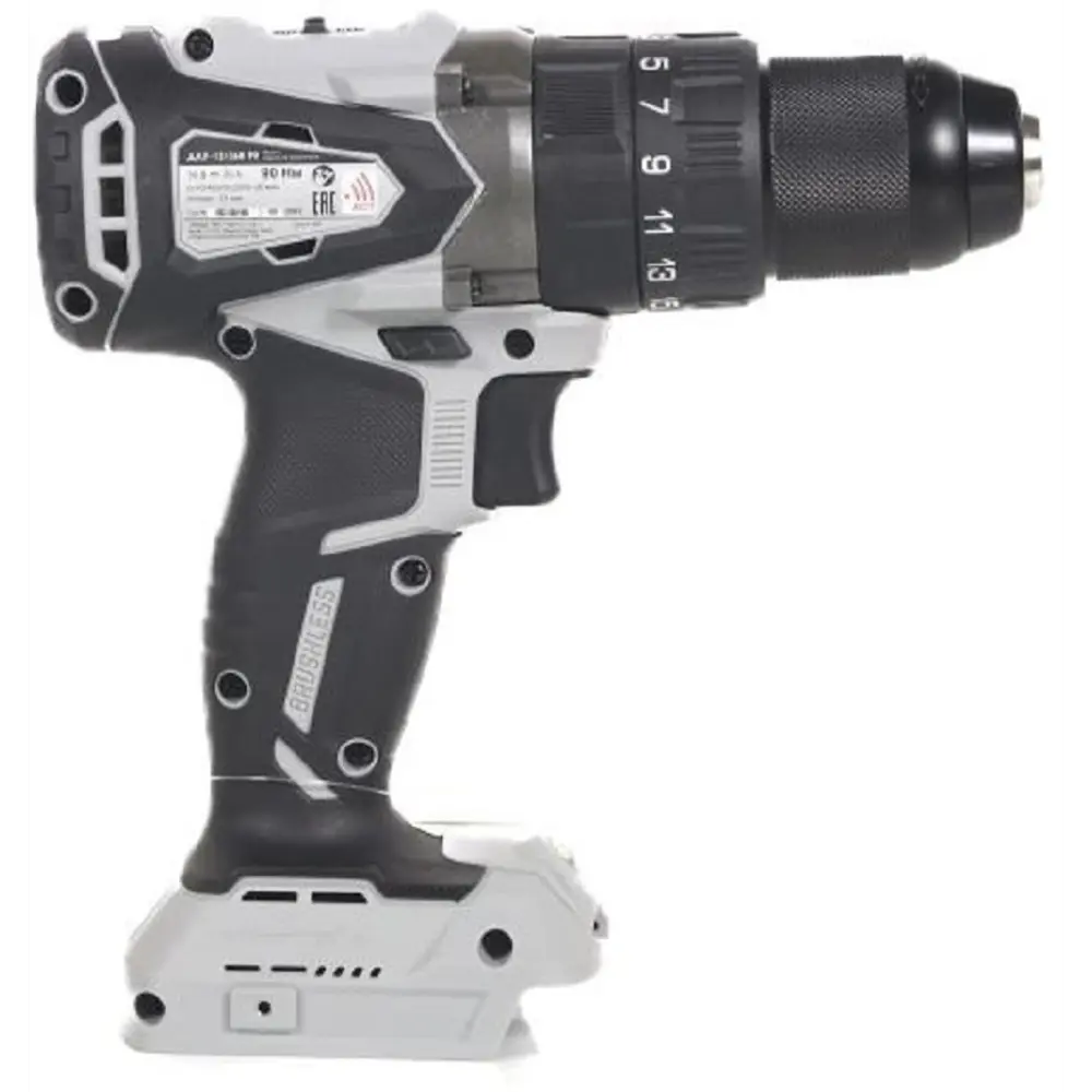 Фото 3 Дрель-шуруповерт аккумуляторная ударная бесщеточная Интерскол ДАУ-13/36В 90, 36 В Li-Ion без АКБ и ЗУ Фото 3 Дрель-шуруповерт аккумуляторная ударная бесщеточная Интерскол ДАУ-13/36В 90, 36 В Li-Ion без АКБ и ЗУ