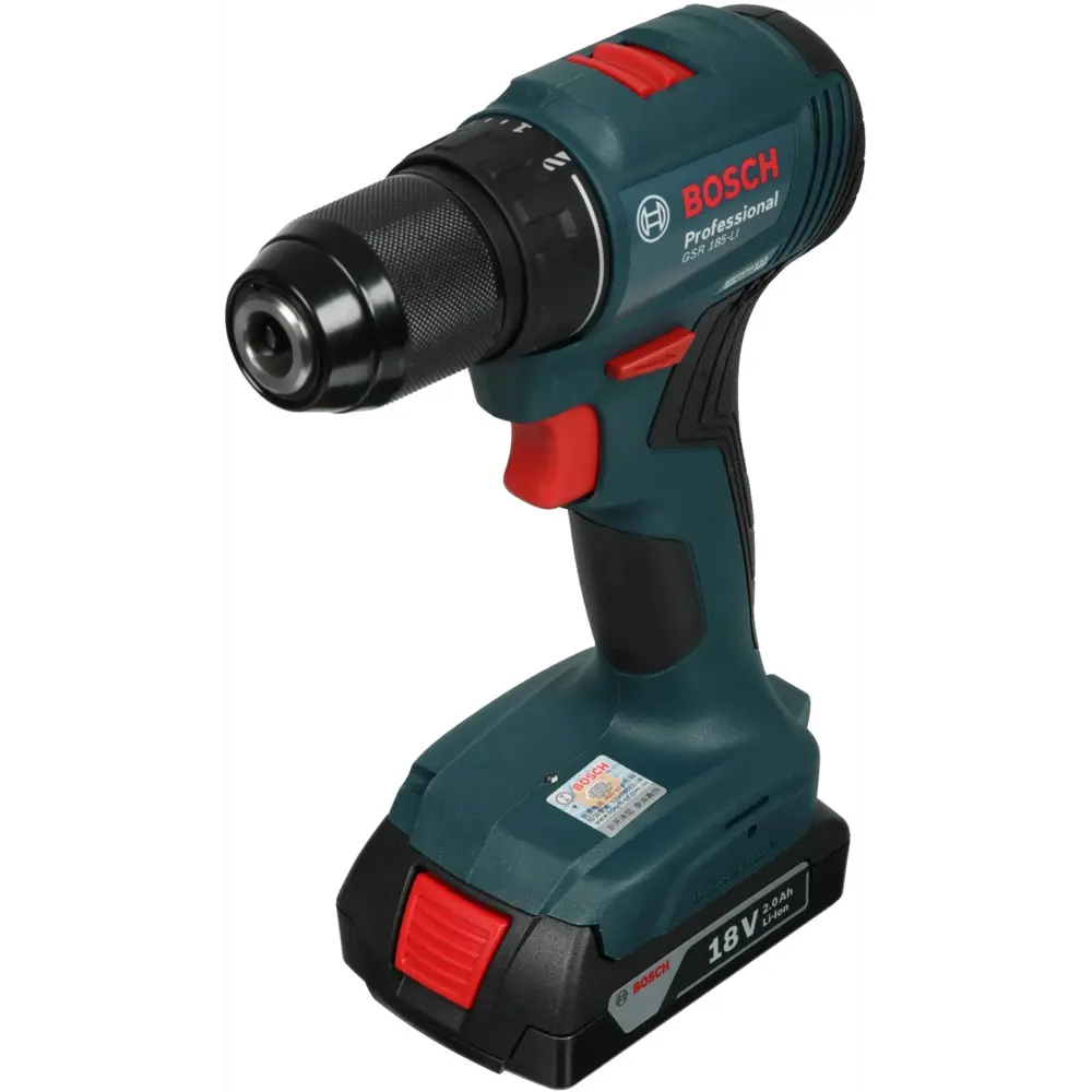 Фото Дрель-шуруповерт аккумуляторная бесщеточная Bosch GSR 185 LI, 06019K3080, 18 В Li-Ion 2x2 Ач Фото Дрель-шуруповерт аккумуляторная бесщеточная Bosch GSR 185 LI, 06019K3080, 18 В Li-Ion 2x2 Ач