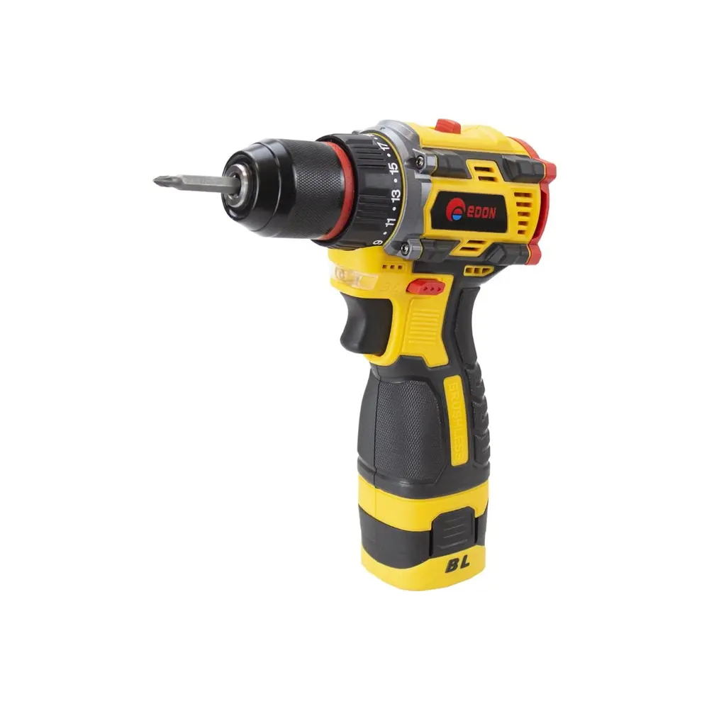 Фото 2 Дрель-шуруповерт аккумуляторная бесщеточная Edon Protech AD-16BL, 16 В Li-Ion 2x2 Ач Фото 2 Дрель-шуруповерт аккумуляторная бесщеточная Edon Protech AD-16BL, 16 В Li-Ion 2x2 Ач