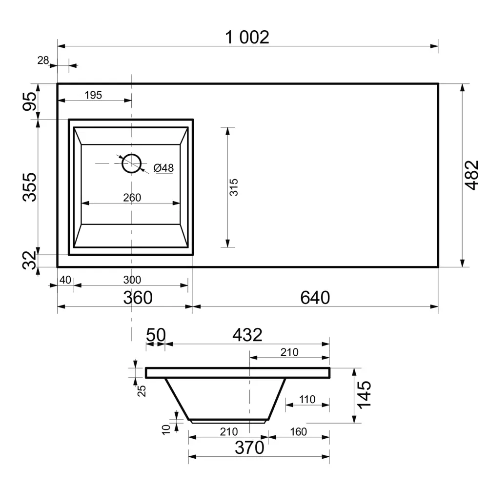 Фото 9 Тумба с раковиной RUVANN VIRTA 40 раковина Даллас 100 левый в ванную напольная цвет дуб вотан, графит софт Фото 9 Тумба с раковиной RUVANN VIRTA 40 раковина Даллас 100 левый в ванную напольная цвет дуб вотан, графит софт